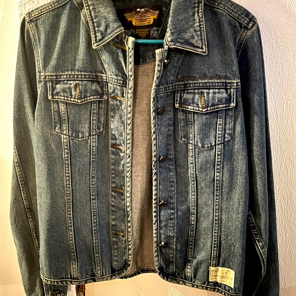 Harley Davidson jean jacket for women